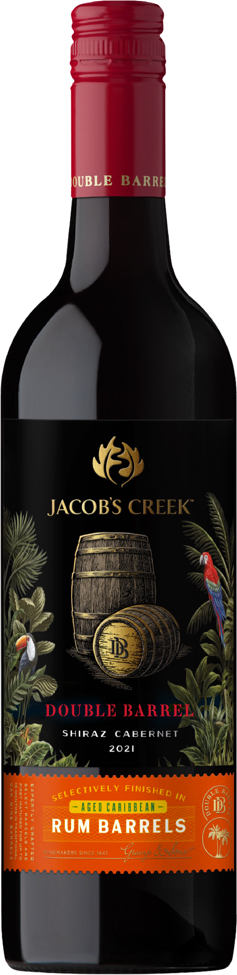 Jacob's Creek Double Barrel Matured Rum Barrels Shiraz Cabernet 2021